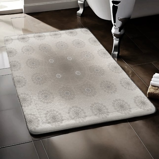 Tapis De Bain Art à motifs floraux de plage de sable (Créateur téléchargé)