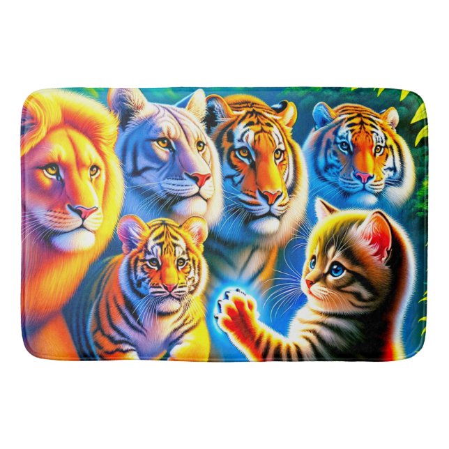 Tapis De Bain Art du chat (Devant)