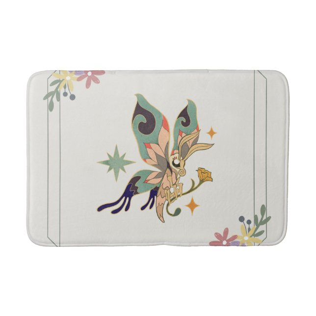 Tapis De Bain Art Graphique, Papillon Fairy (Devant)