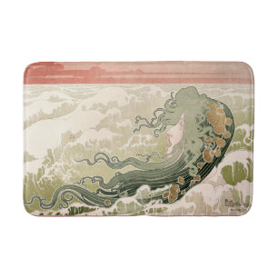 Tapis De Bain Art nouveau La vague par Henri Privat-Livemont