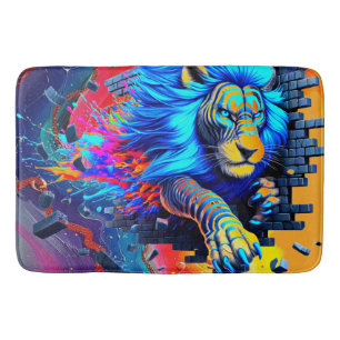 Tapis De Bain Artsy Lion