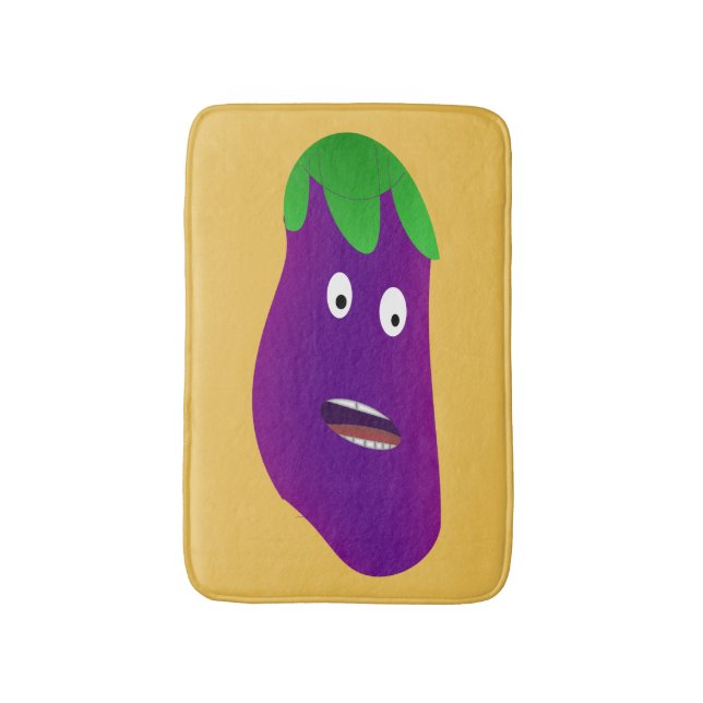 Tapis De Bain Aubergine surprise par Kenneth Yoncich (Devant (Vertical))