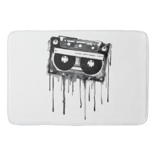 Tapis De Bain audiocassette vintage