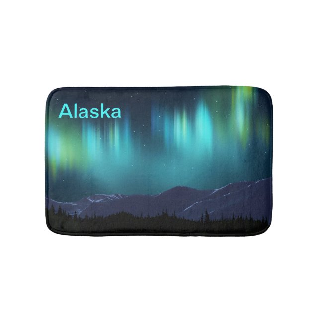 Tapis De Bain Aurora Borealis (Devant)