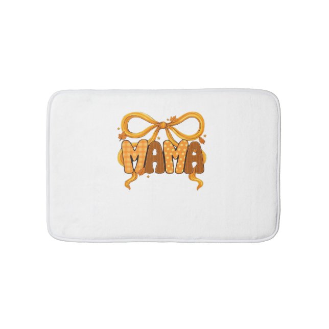 Tapis De Bain Automne Coquette Mama - Cosy Automne esthétique av (Devant)