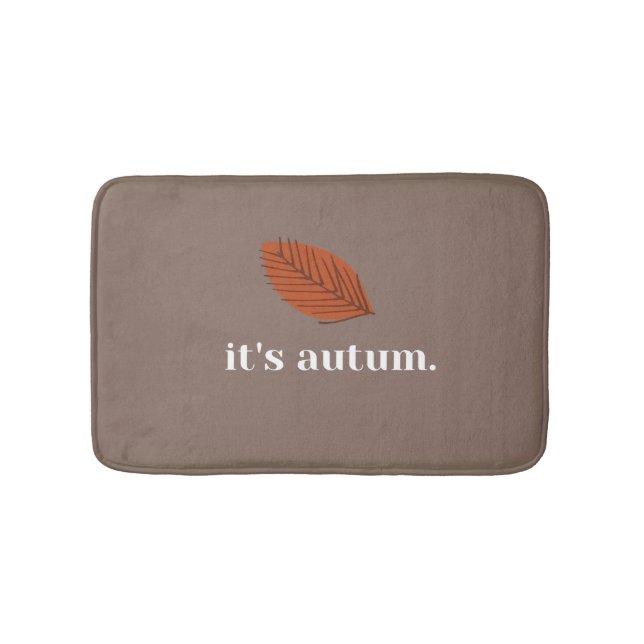 Tapis De Bain Autum personnalisé personnalisé (Devant)