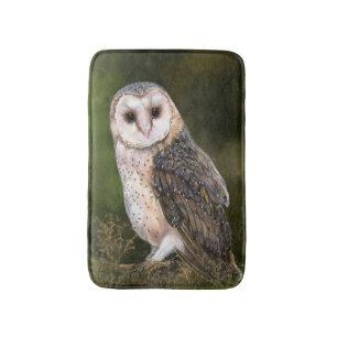 Tapis de bain avec hibou