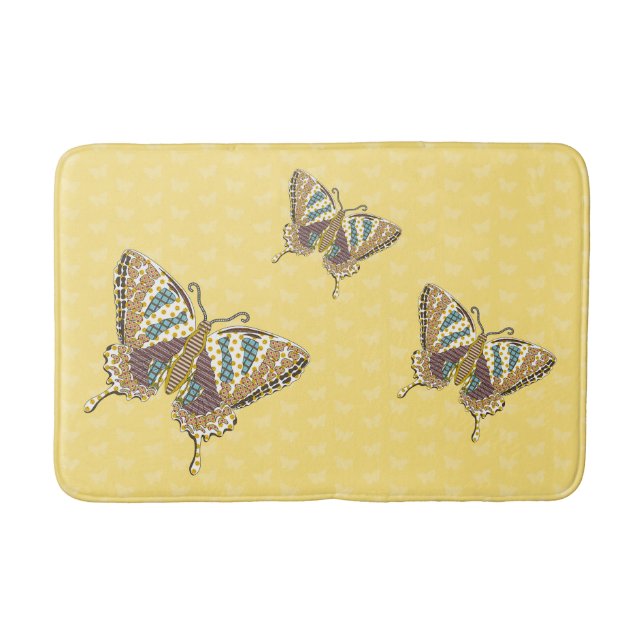 Tapis de bain Aztec Swallowtail (Devant)