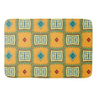 Tapis De Bain Aztec Yellow