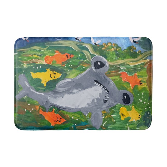 Tapis De Bain Baby Shark "Art by Kids" (Devant)