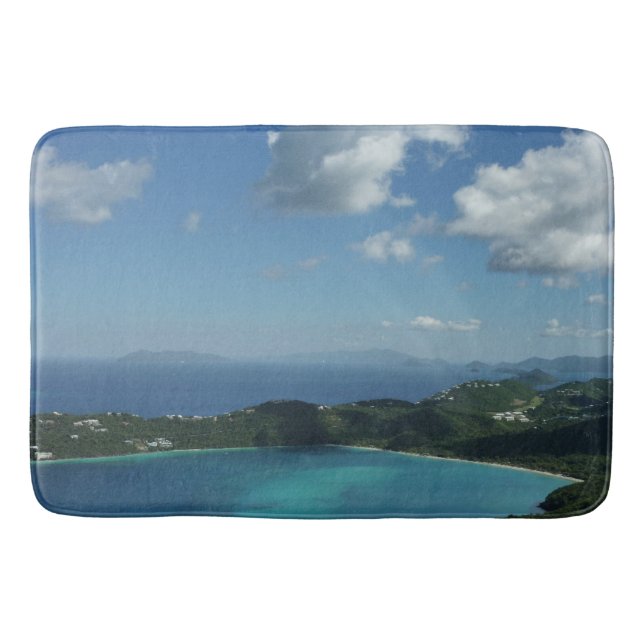 Tapis De Bain Baie de Magens, scene de l'île St Thomas Beautiful (Devant)