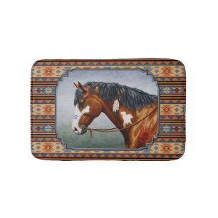 Tapis De Bain Baie Pinto War Horse Design Sud-Ouest