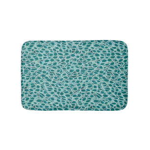 Tapis De Bain Bain à fusion turquoise