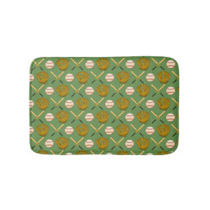 Tapis De Bain Bain de baseball amusant