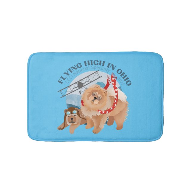 TAPIS DE BAIN BAIN MAT - BLEU AVEC LOGO 2025 (Devant)