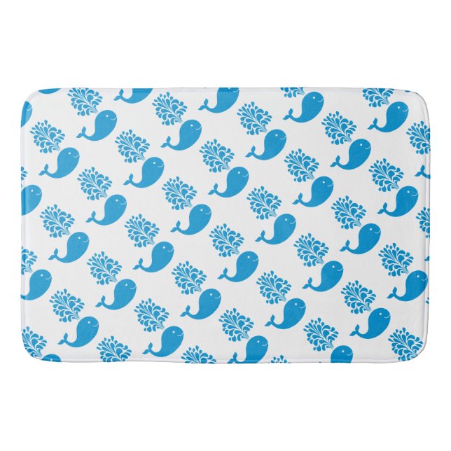 Tapis De Bain Baleine amusante (Devant)