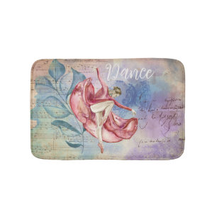 Tapis De Bain Ballerina et Partition Musique Nature Imaginaire D