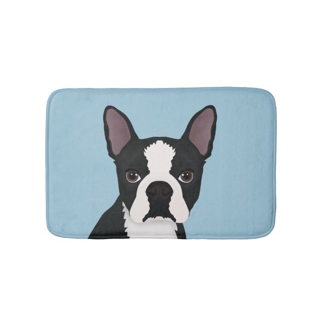 Tapis De Bain bande dessinée de terrier de Boston (Devant)