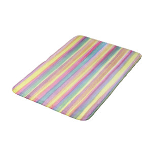 Tapis De Bain Bandes aquarelles