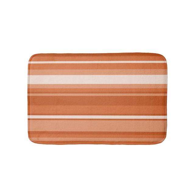 Tapis De Bain Bandes orange (Devant)