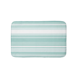 Tapis De Bain Bandes vertes à la menthe