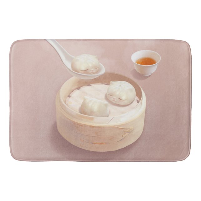 Tapis De Bain Bao Baby - Tea Time Bao Buddies (Devant)
