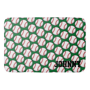 Tapis De Bain Baseball Petite ligue Enfants NOM Sports Décor