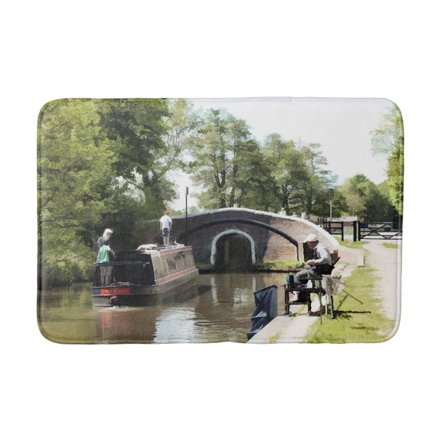 TAPIS DE BAIN BATEAUX DE CANAL (Devant)