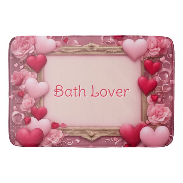 Tapis De Bain Bath Lover Saint Valentin's Bath Mat (Devant)