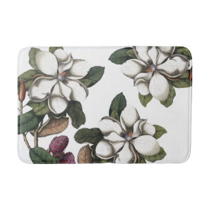 Tapis De Bain Bathmat aux fleurs Vintages de Magnolia