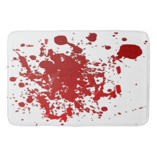 Tapis De Bain Bathmat Halloween splatter sang sanglant