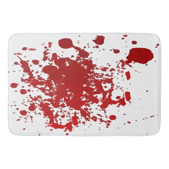 Tapis De Bain Bathmat Halloween splatter sang sanglant (Devant)