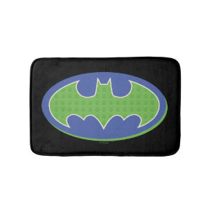 Tapis De Bain Batman   Symbole pourpre et vert
