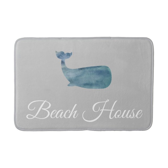 Tapis De Bain Beach House Baleine Mat moyen bain (Devant)