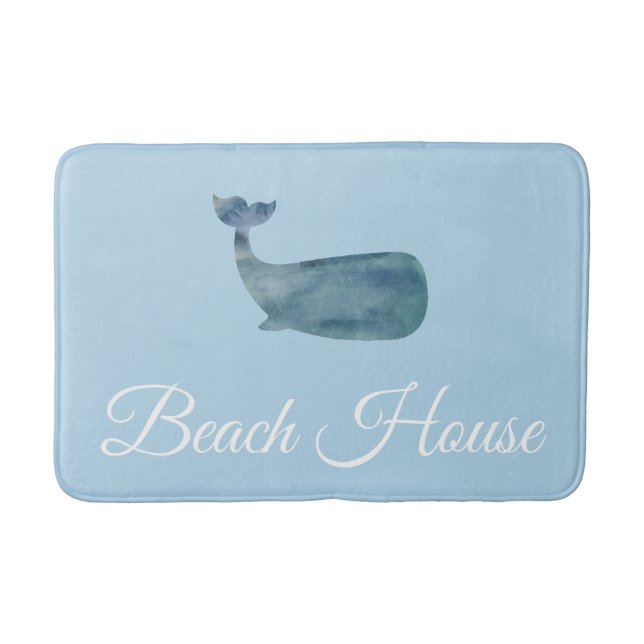 Tapis De Bain Beach House Baleine Mat moyen bain (Devant)
