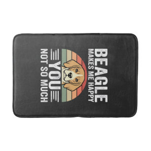 Tapis De Bain Beagle Me Rend Heureux Amateur De Chien