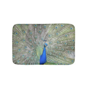 Tapis De Bain Beau Peacock Coloré Objet Oiseau
