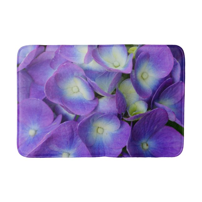 Tapis De Bain Beauté d'une Hydrangea Bleue (Devant)