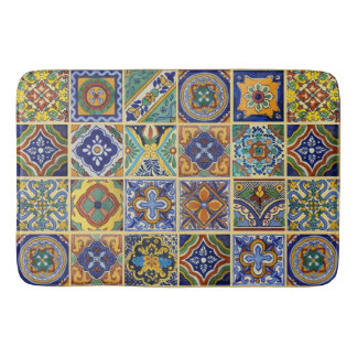Tapis De Bain Beautiful Boho Talavera Tiles