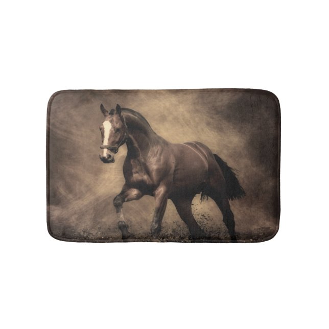 Tapis De Bain Beautiful horse throw pillow (Devant)