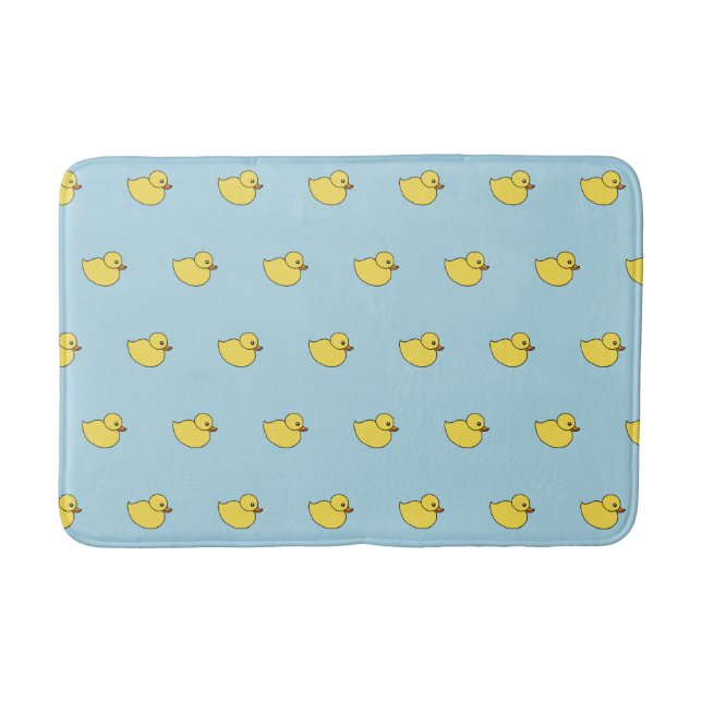 Tapis De Bain Bébé Duckie Enfants Canards Salle de bain Mat Rug (Devant)