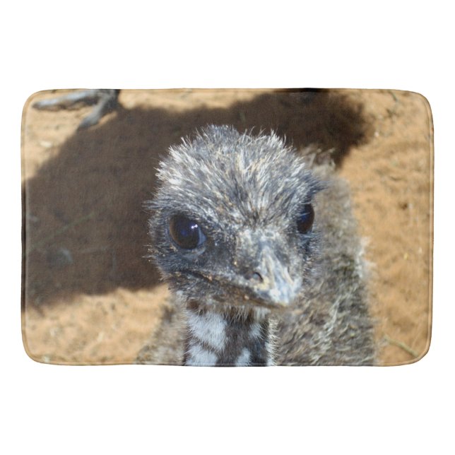 Tapis De Bain Bébé Face d'Émou (Devant)