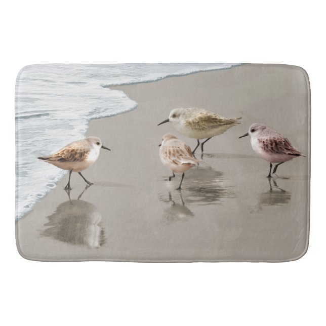 Tapis De Bain Bécasseaux chez Shoreline (Devant)