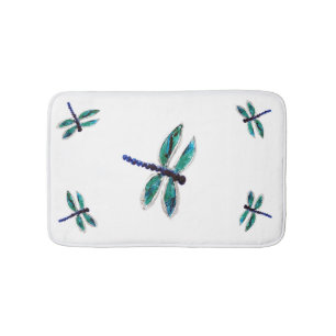Tapis De Bain Bel art de libellule