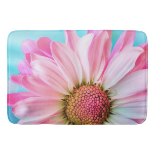 Tapis De Bain Belle Fleur rose Gros plan Photo