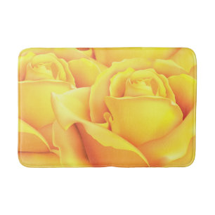 Tapis De Bain Belle Rose Jaune