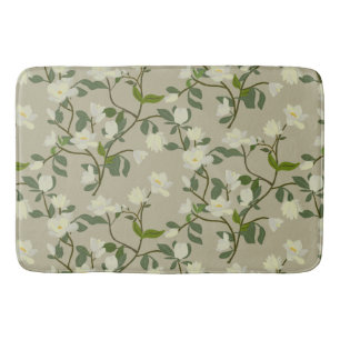 Tapis De Bain Belles et élégantes fleurs de Magnolia,