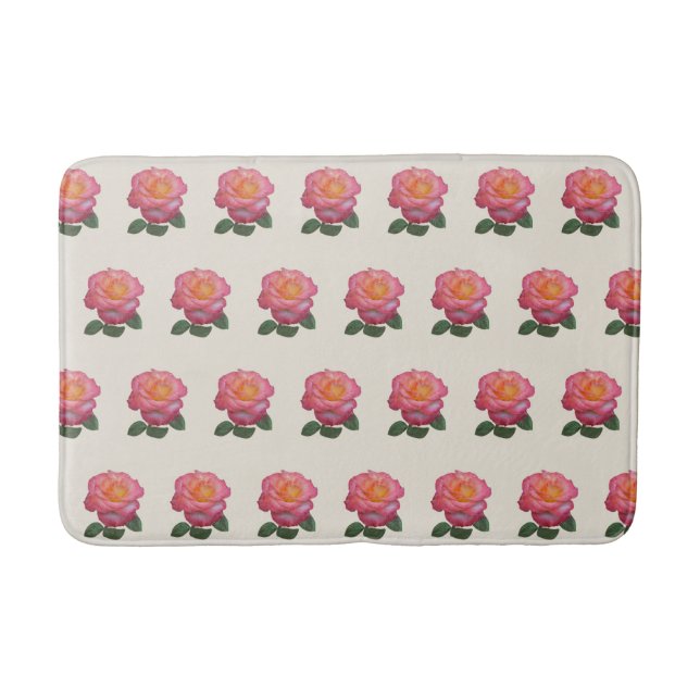 Tapis De Bain Belles roses roses roses (Devant)