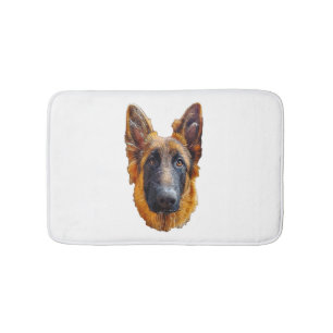 Tapis De Bain Berger allemand mignon Chien chiot