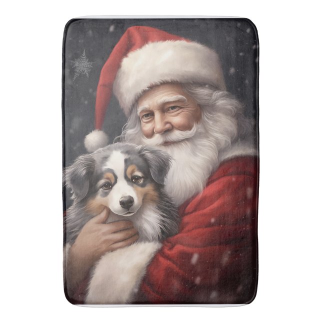 Tapis De Bain Berger Australien avec le Père Noël Noël (devant Vertical)